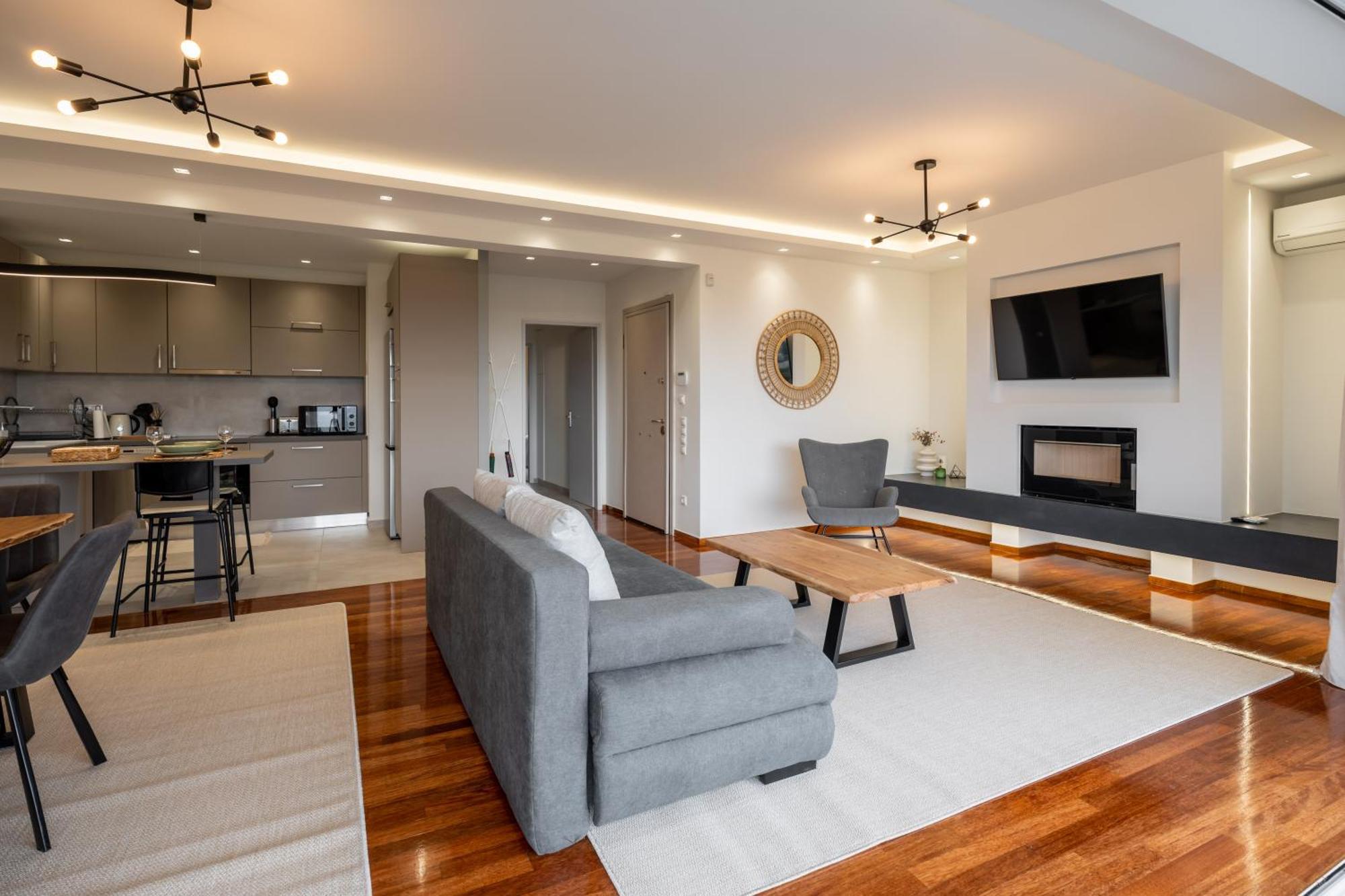 Sesilia Sea View Apartment Атина Екстериор снимка